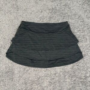 Athleta Black Layered Mini Skirt
